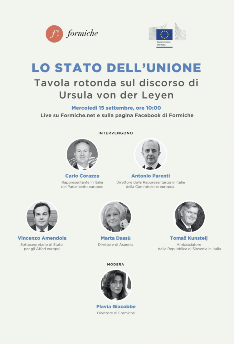 Lo Stato dell’Unione. Tavola rotonda sul discorso di Ursula von der Leyen